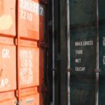 Used shipping container