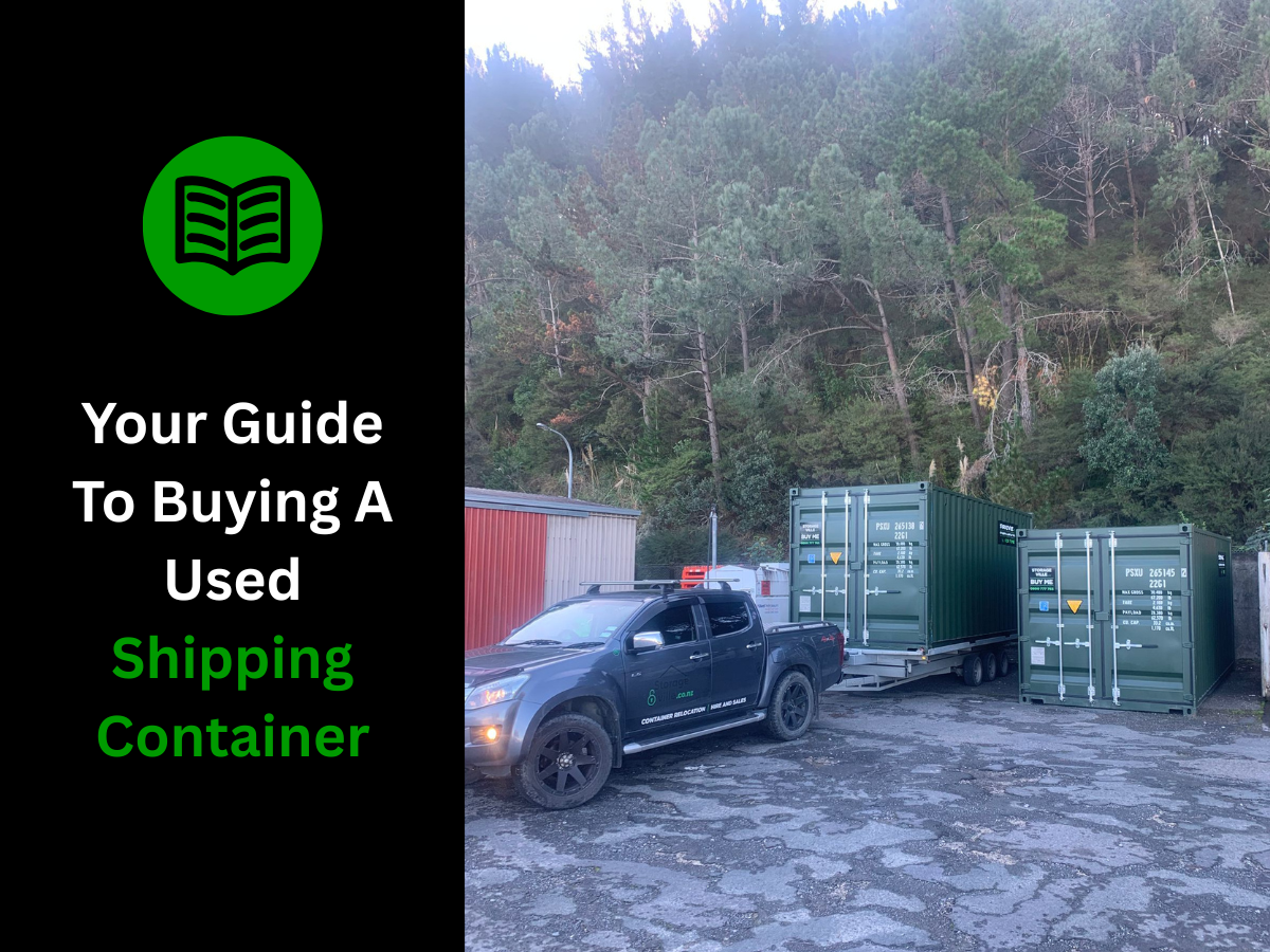 Our guide to buying a used shipping container