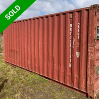 Red Cargo Worthy Container SOLD