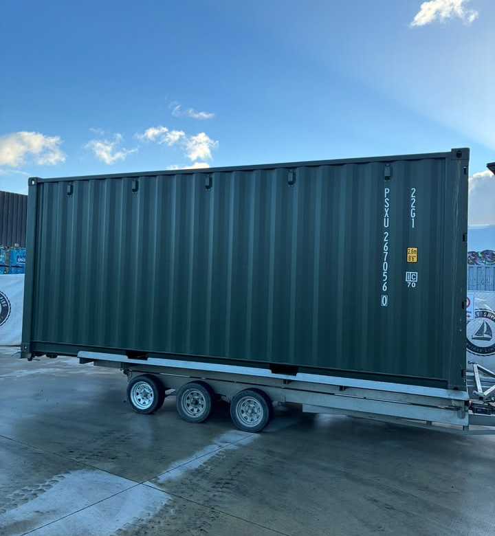 One Trip 20' GP (Std) Shipping Container Green