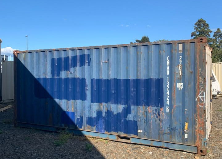 B-Grade 20' GP (Std) Shipping Container Blue