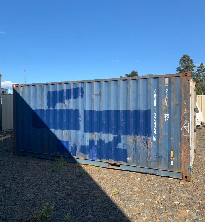 B-Grade 20' GP (Std) Shipping Container Blue
