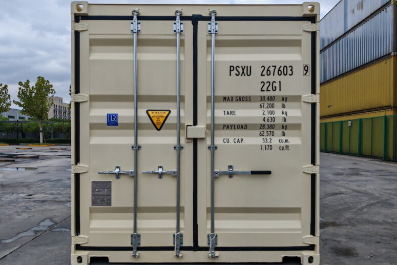 One Trip 20' GP (Std) Shipping Container Beige