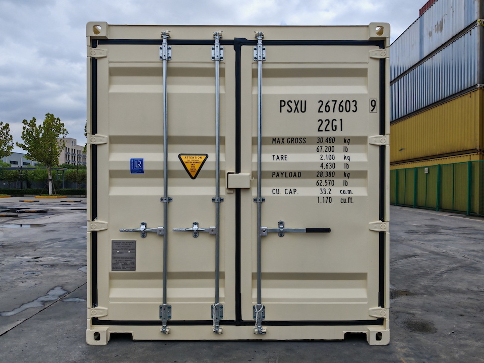 One Trip 20' GP (Std) Shipping Container Beige