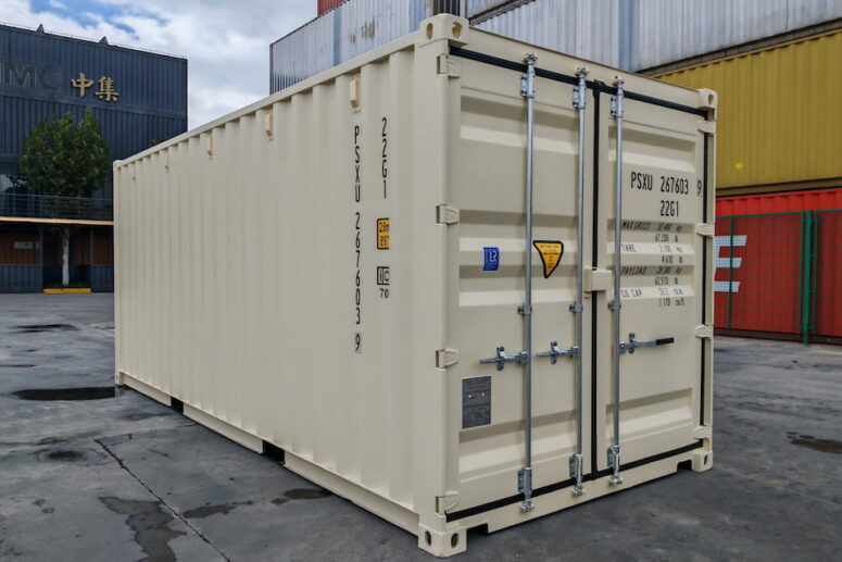 One Trip 20' GP (Std) Shipping Container Beige